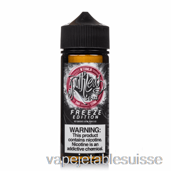 Vape Suisse Wtrmln - édition Freeze - Vapeur Impitoyable - 120ml 6mg